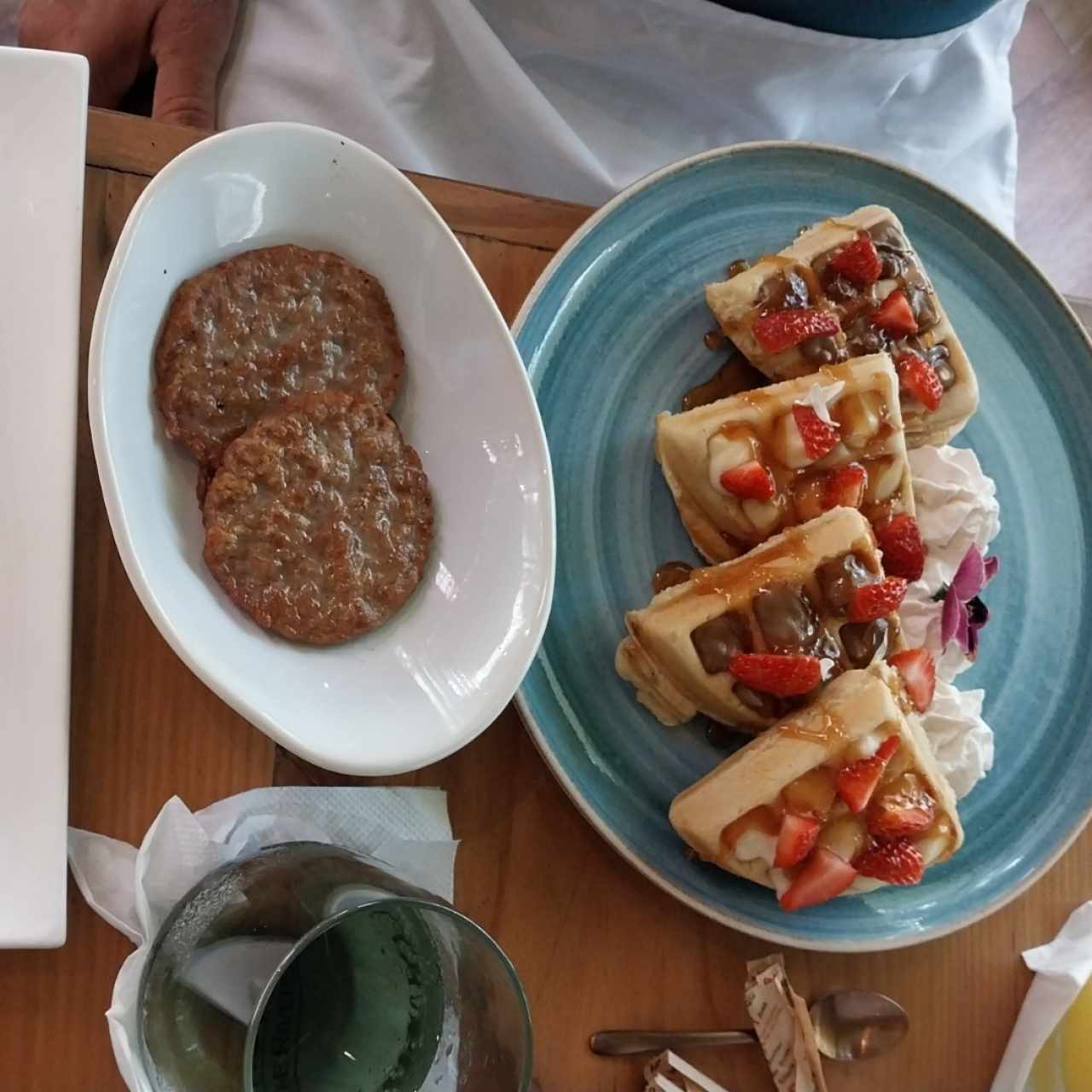 WAFFLE BELGA DE CRÉME BRULÉE