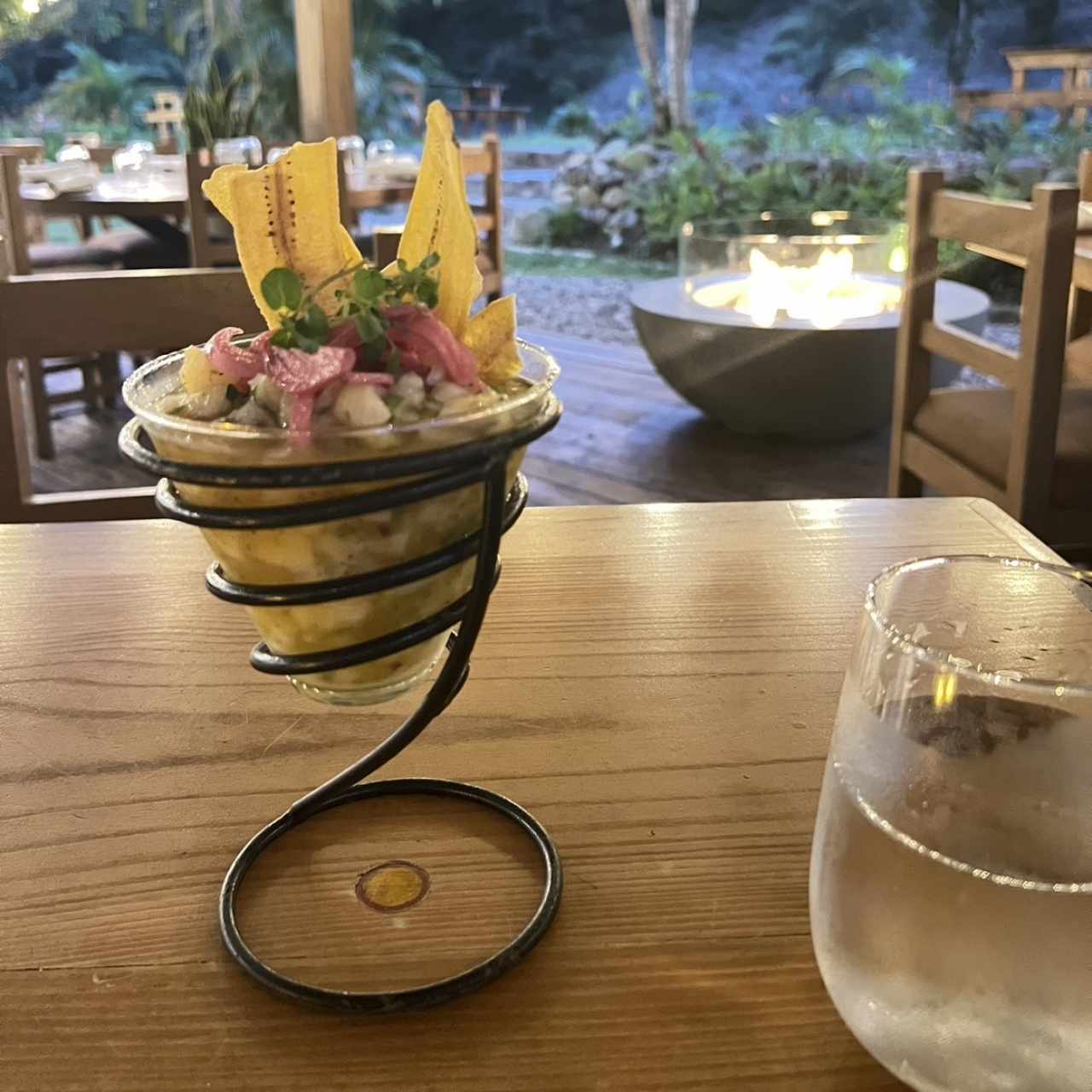 Ceviche con maracuyá 