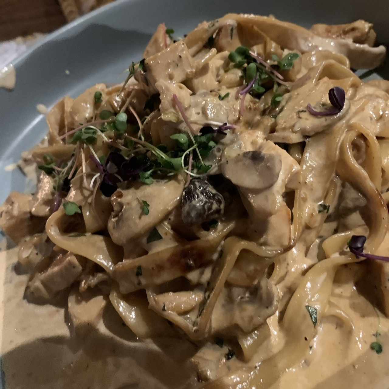 Fettuccine De Pollo Trufado