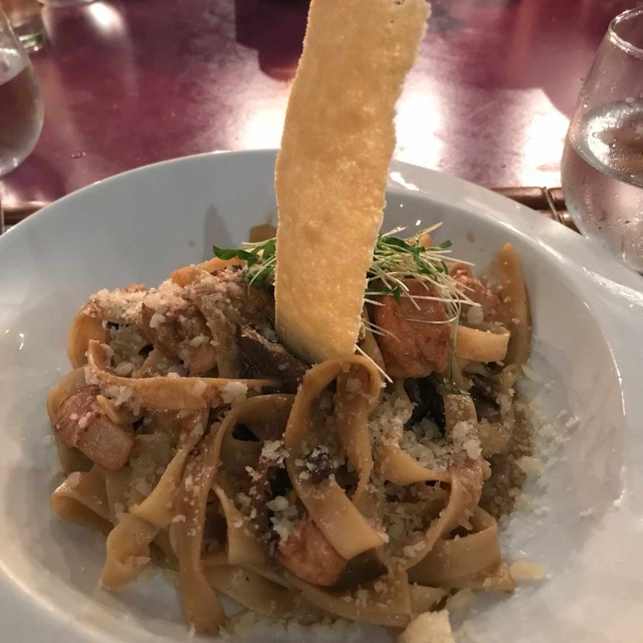 fettuccini bourbon