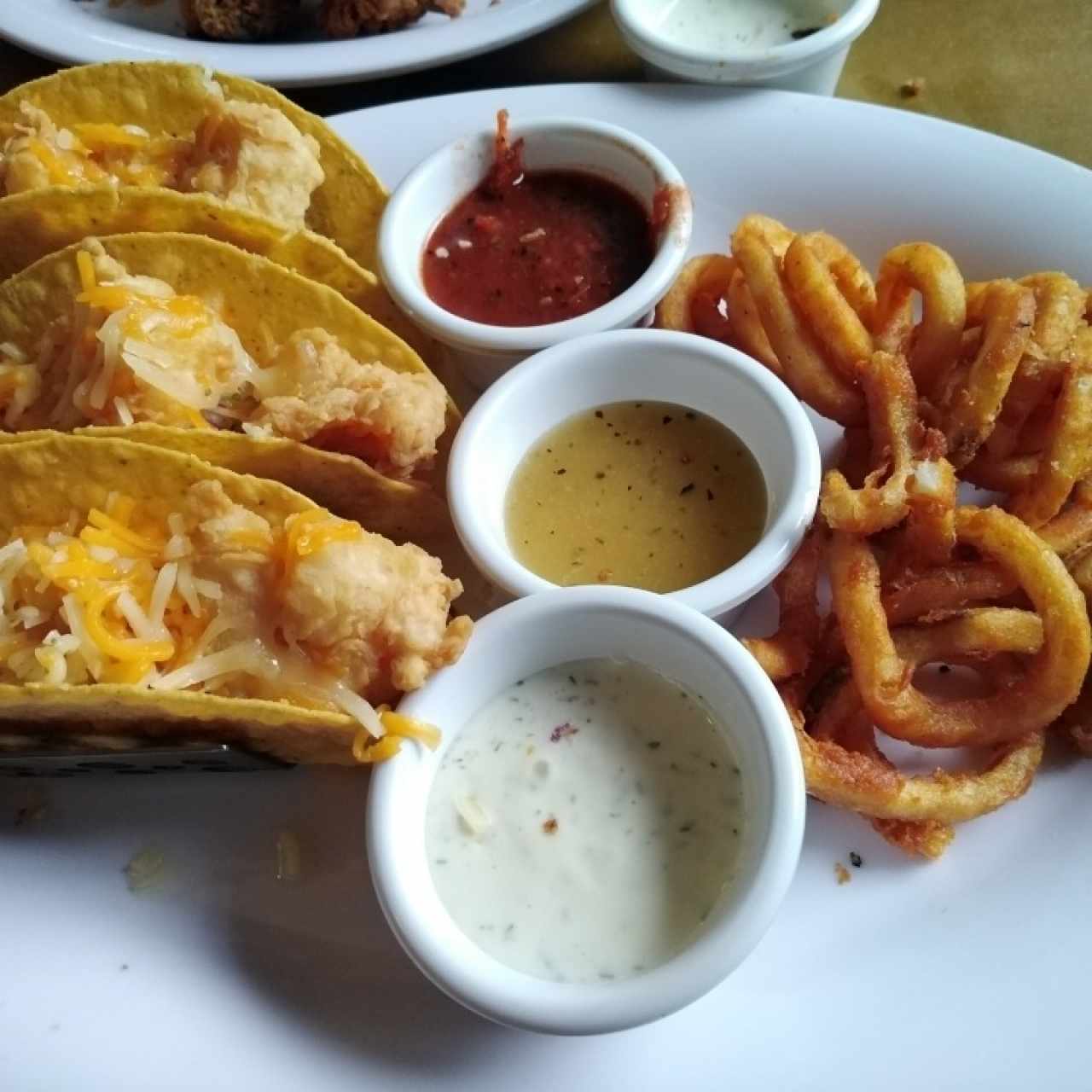 tacos de camarones