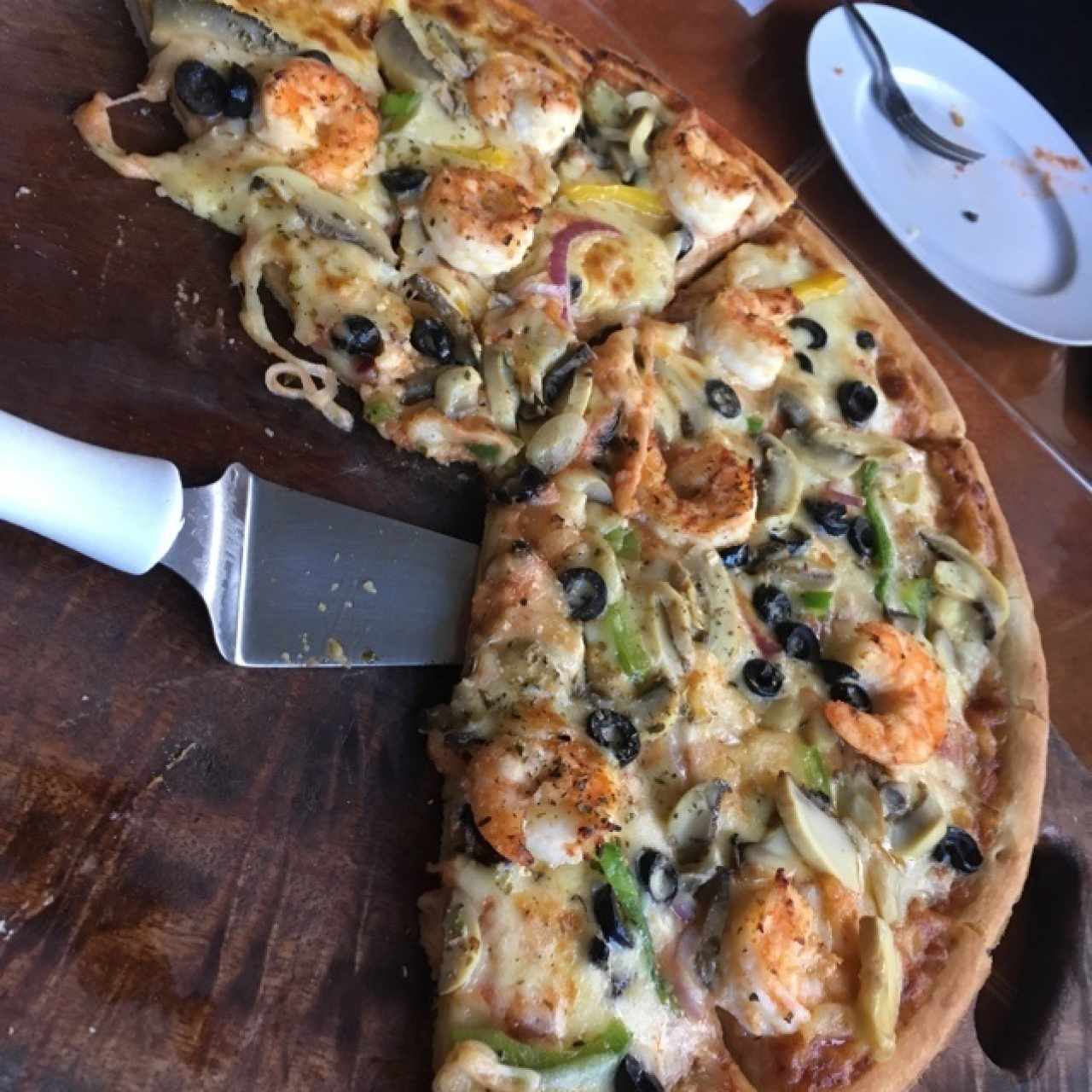 🍕+🍤🍤🍤=😋🤩😍