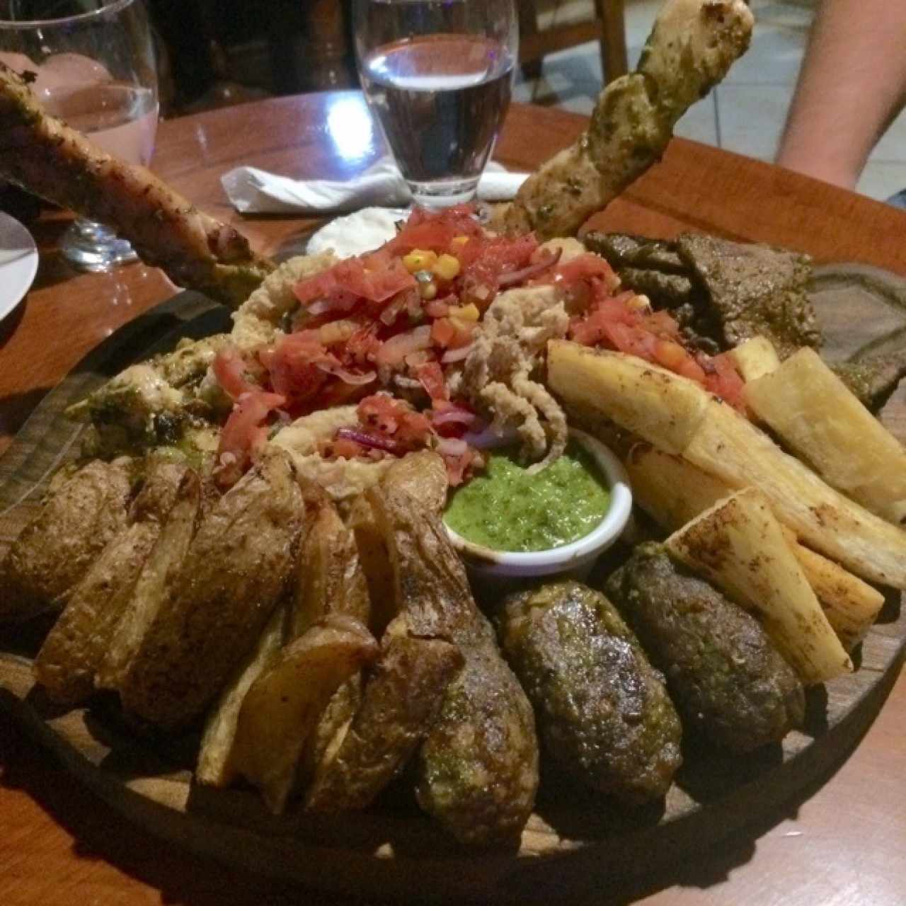 picada mar y tierra