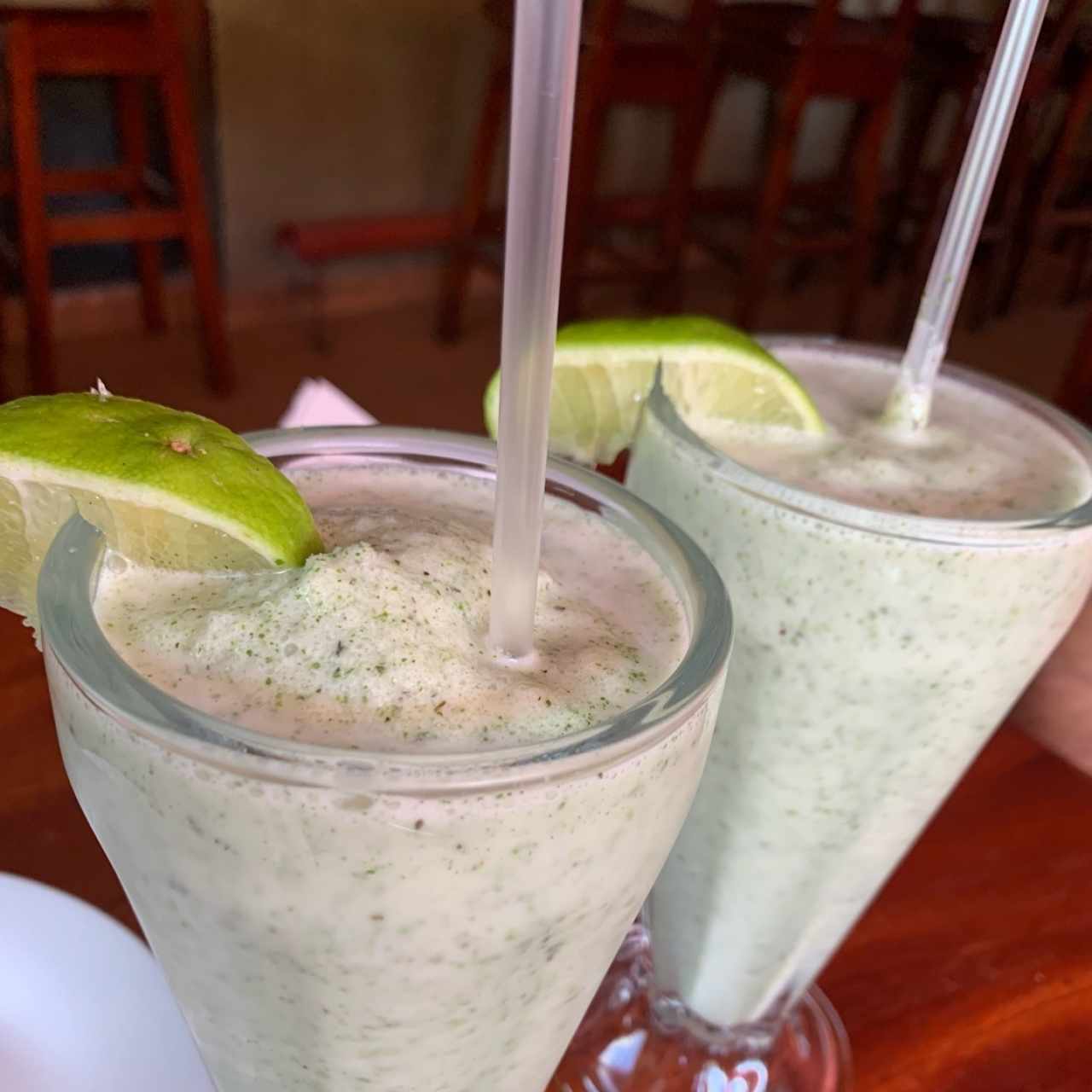 Limonada con menta y leche de coco