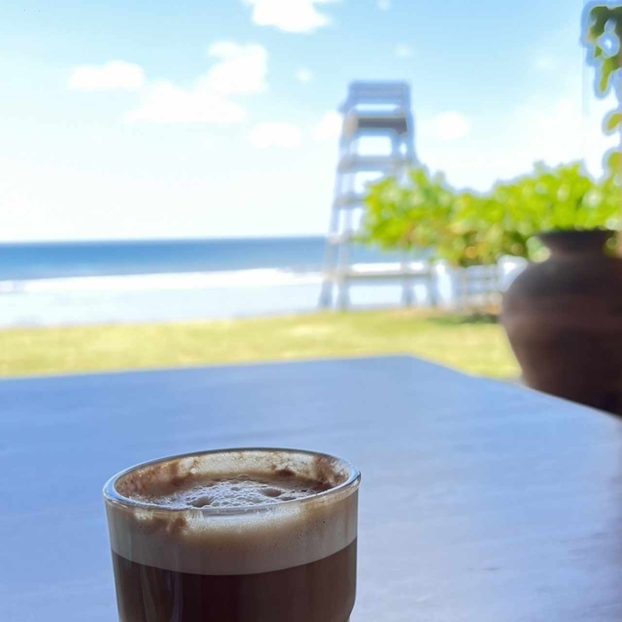 Capuccino con leche de almendras