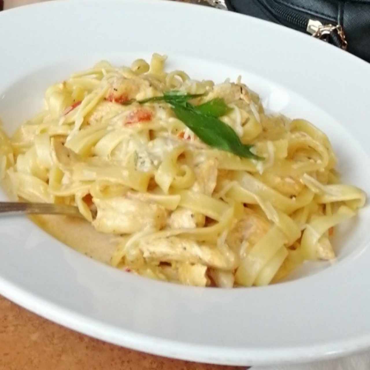 Pasta con Camarones