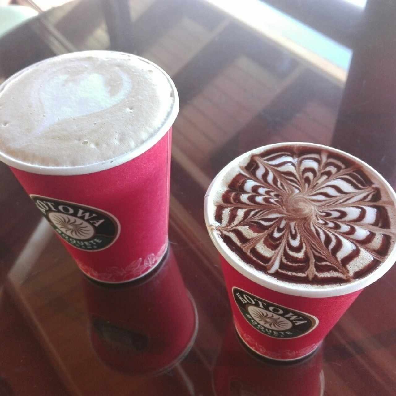 capuccino y mocaccino