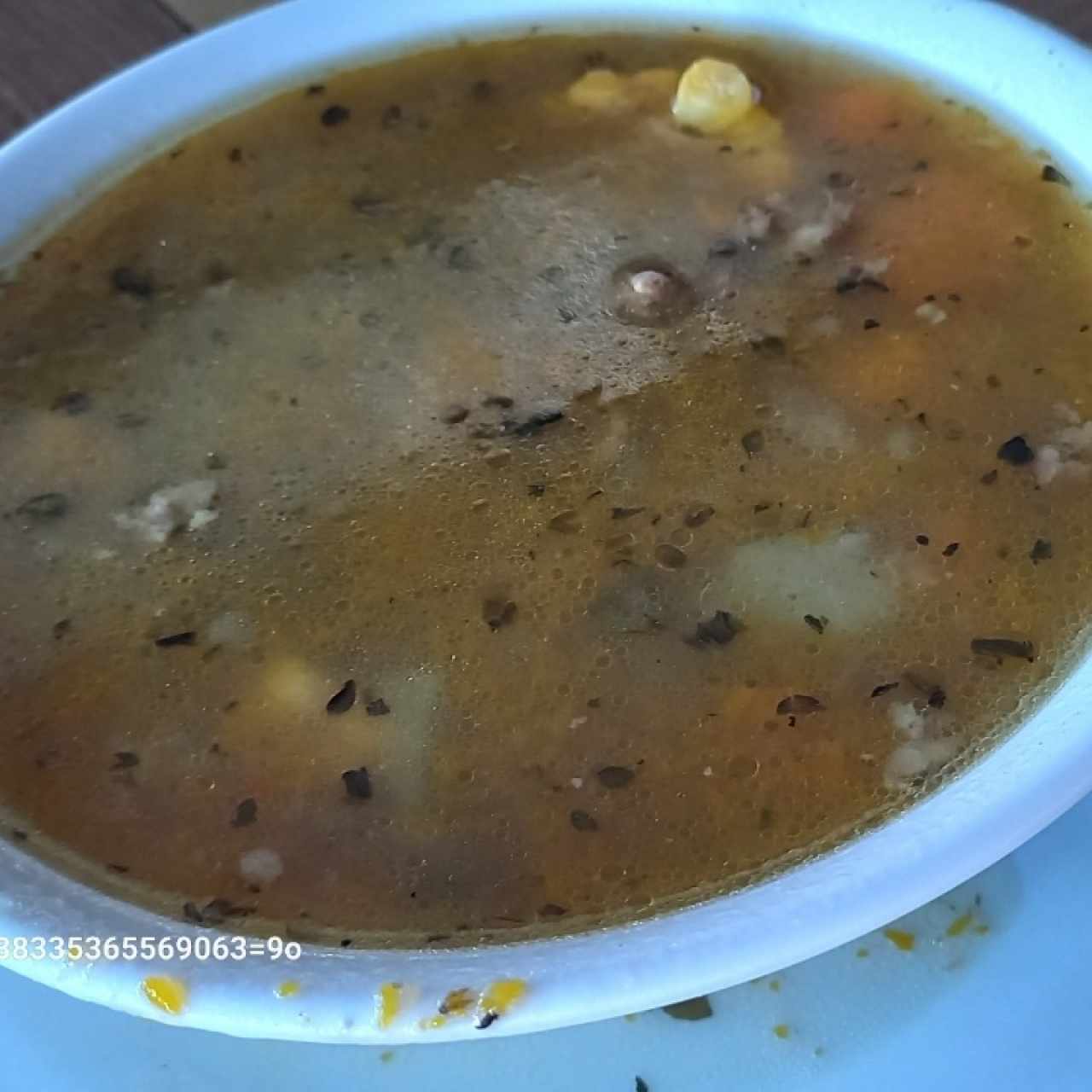 sopa de costilla de res