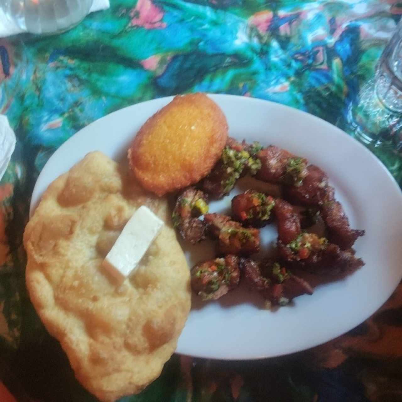 Puerco ahumado con hojaldre