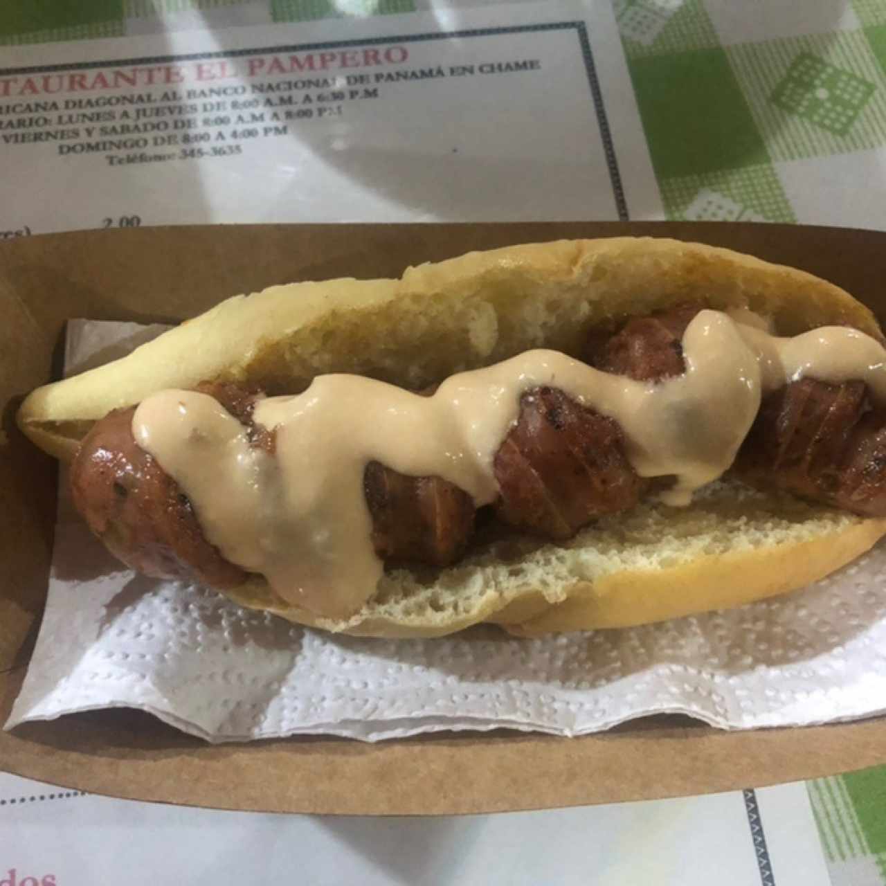 Choripan de butifarra