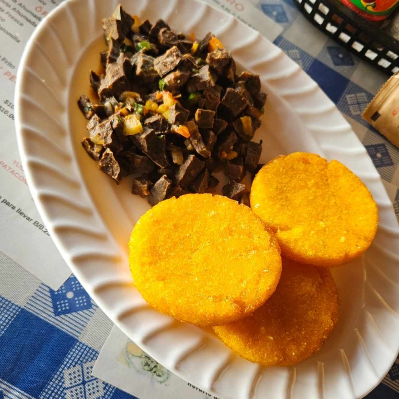 picadillo con tortilla