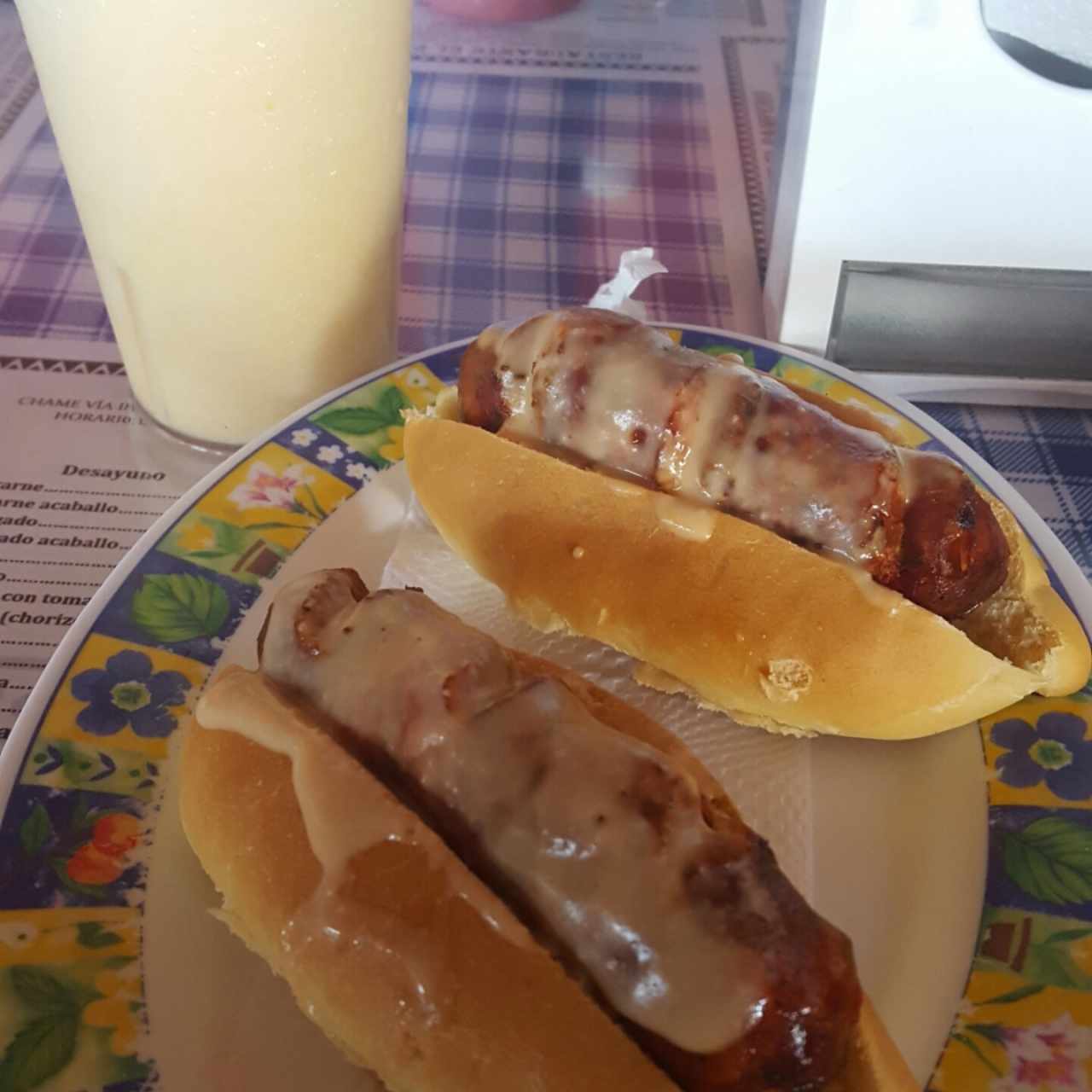 choripan con tableño