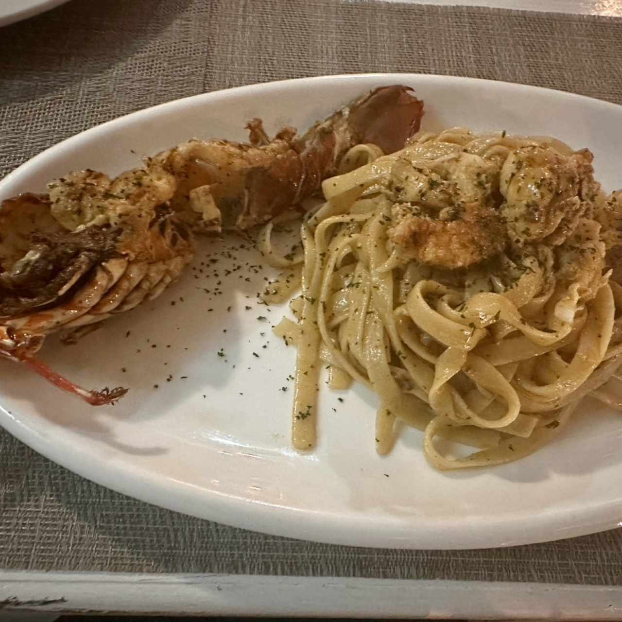 Fetuccini con Langosta