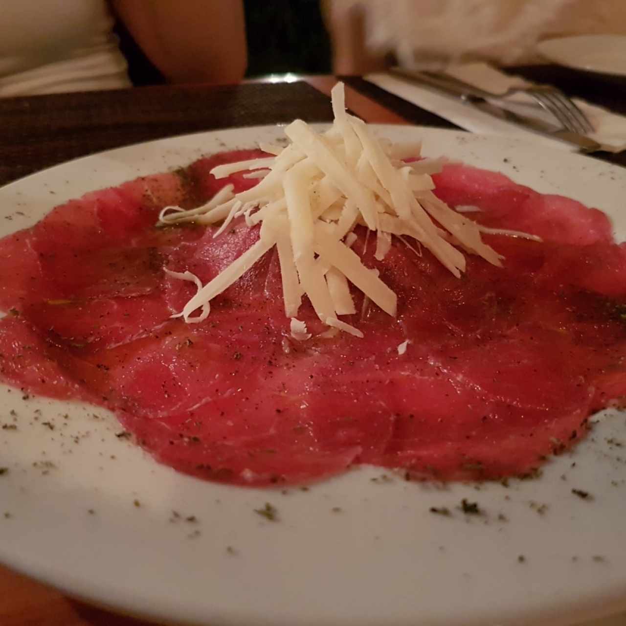 carpaccio de carne