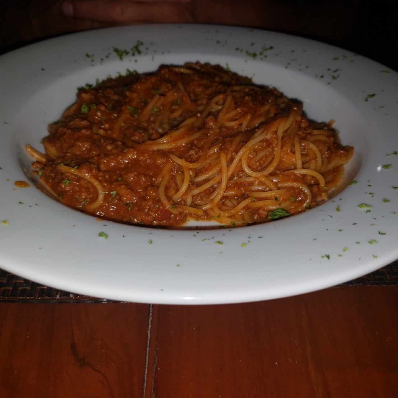 spaguetti a la bologñesa