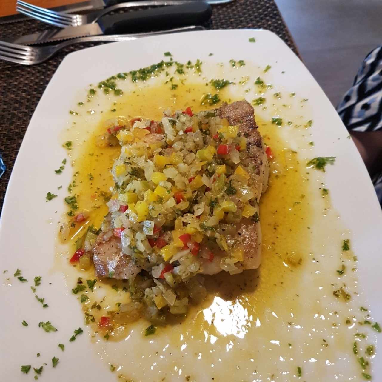 Corvina al Ajillo