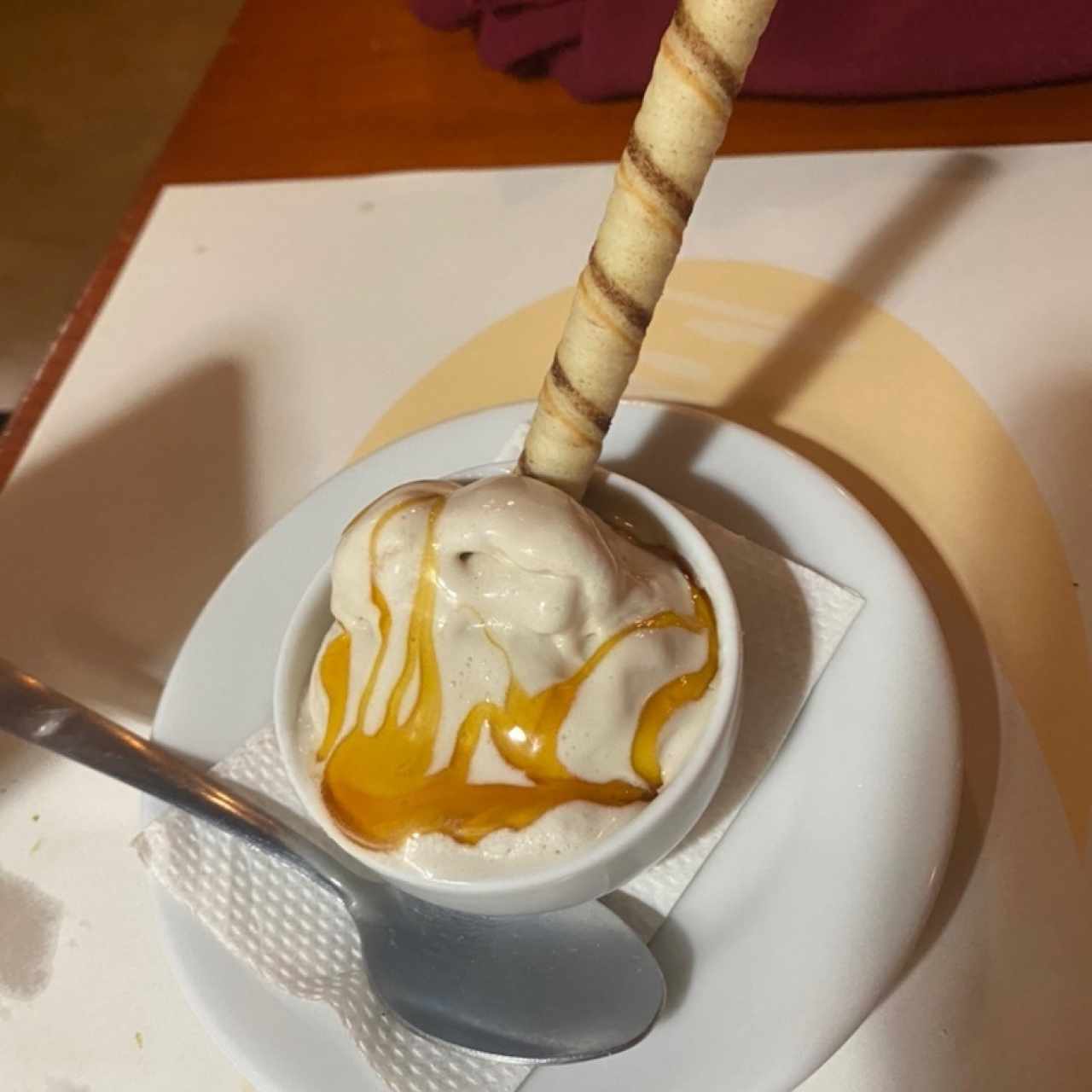 Helado dulce de leche