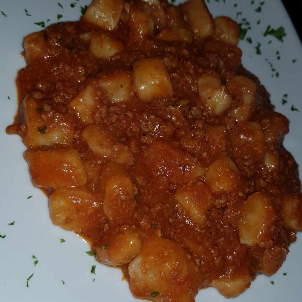 Gnocci Bolognesa