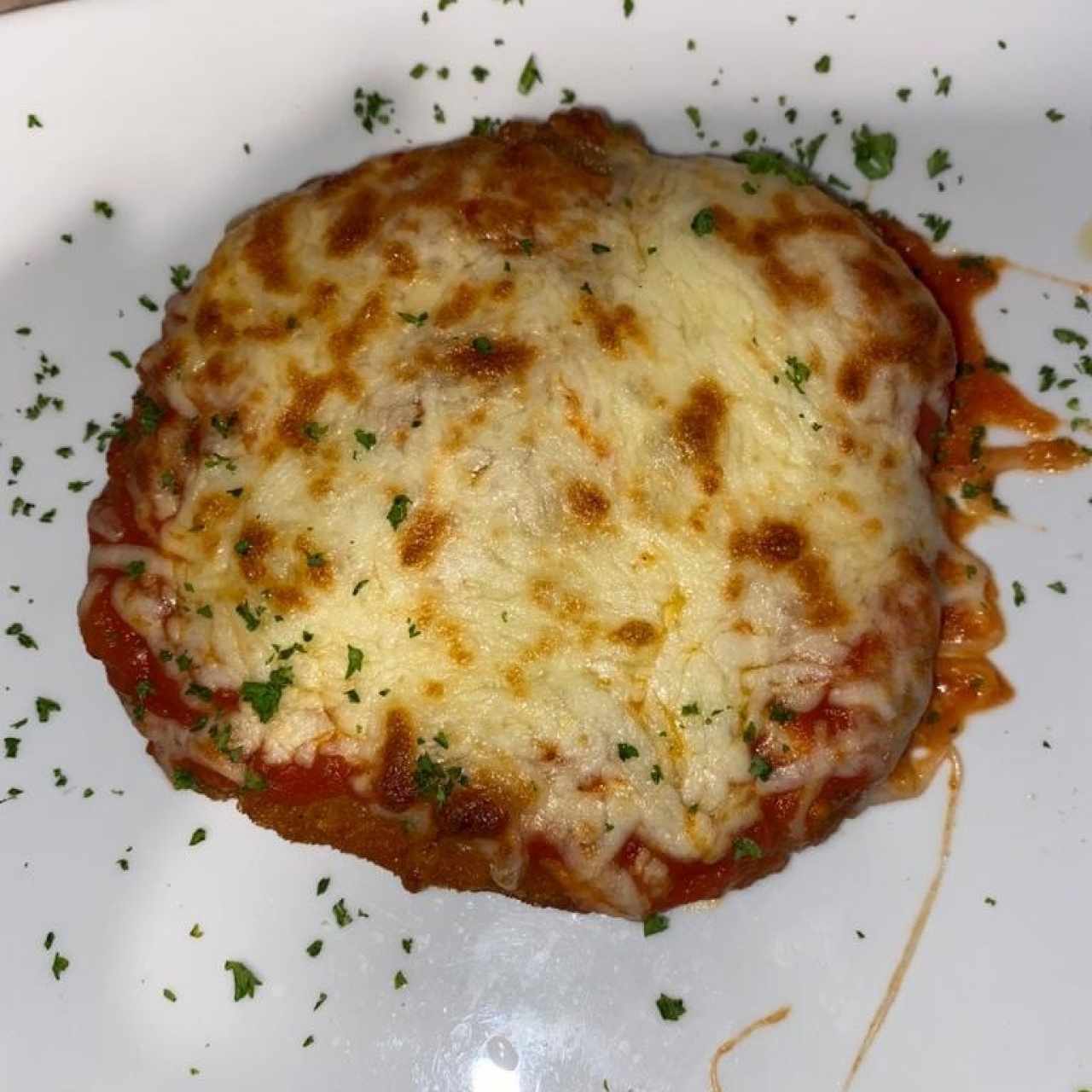 Pechuga de Pollo Parmigiana