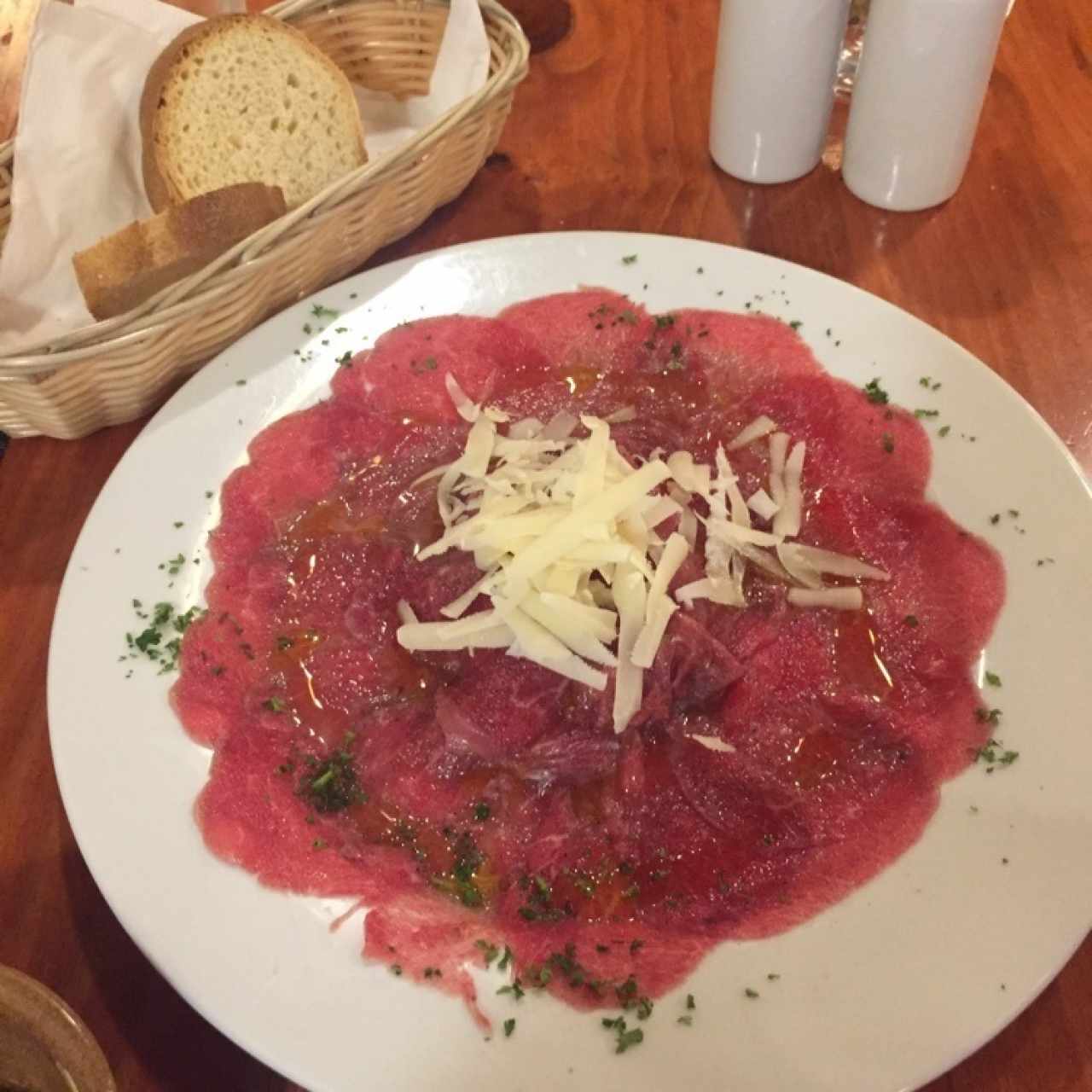 carpaccio de res