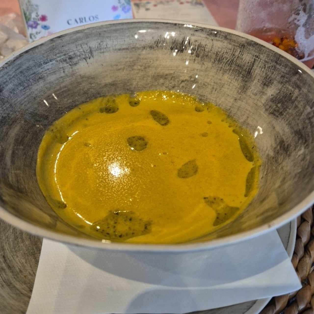 Aperitivos - Crema de Zapallo