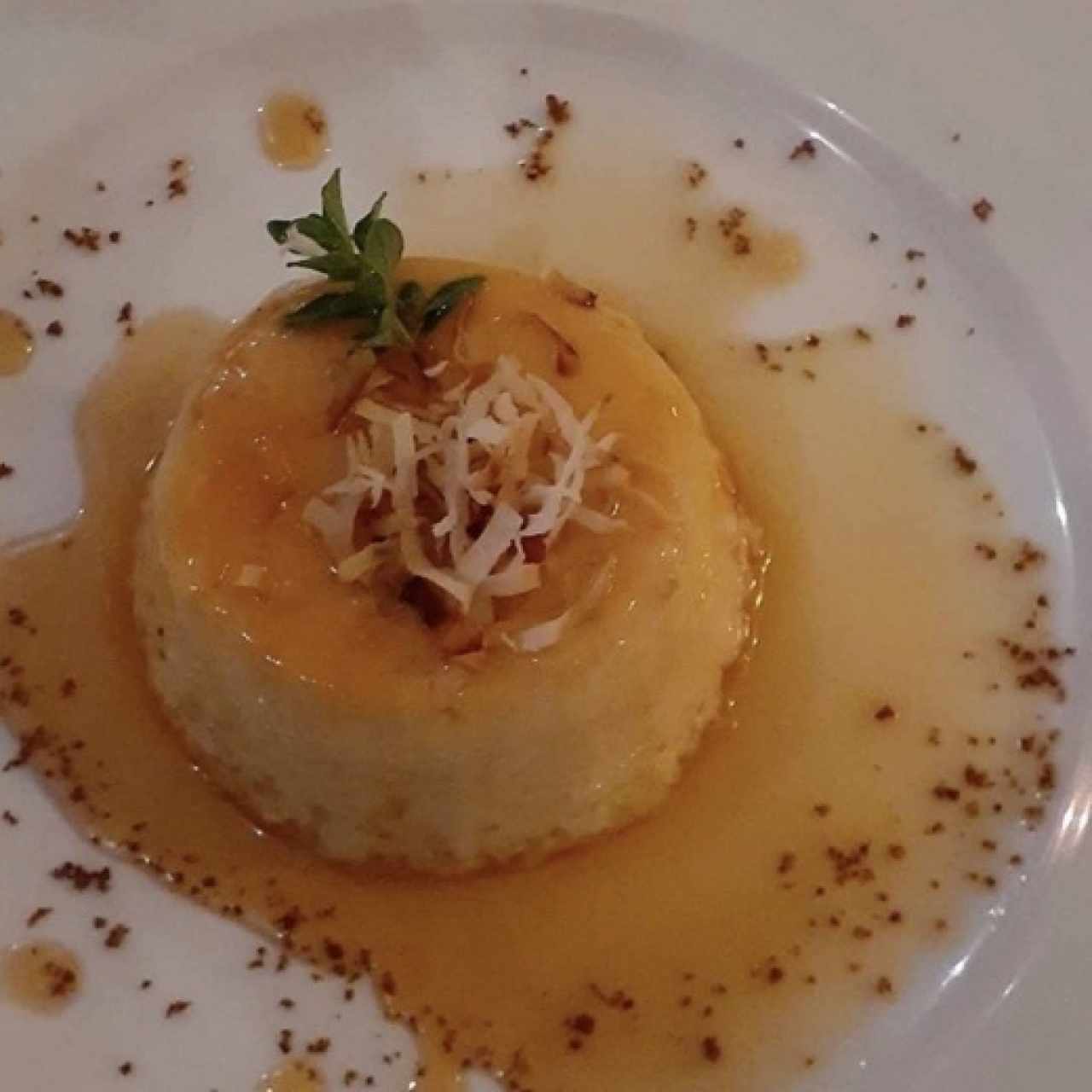 Flan de coco