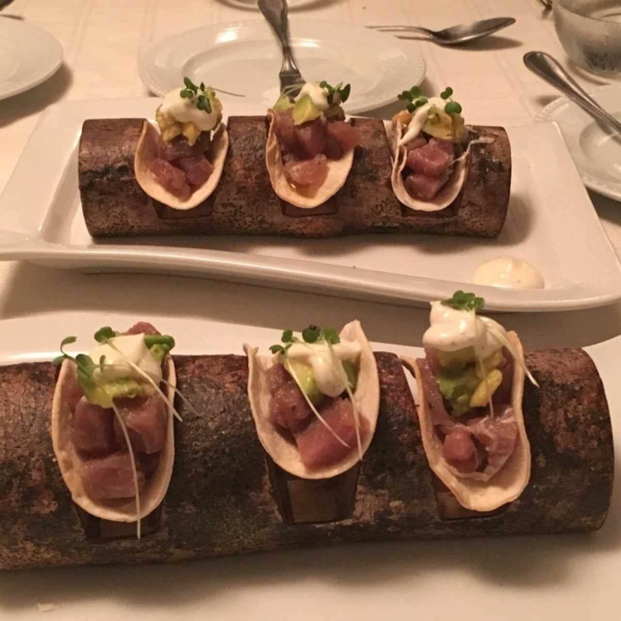 tacos de atun