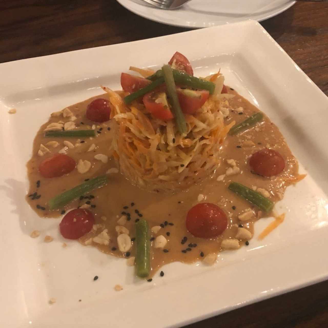 ensalada de papaya verde
