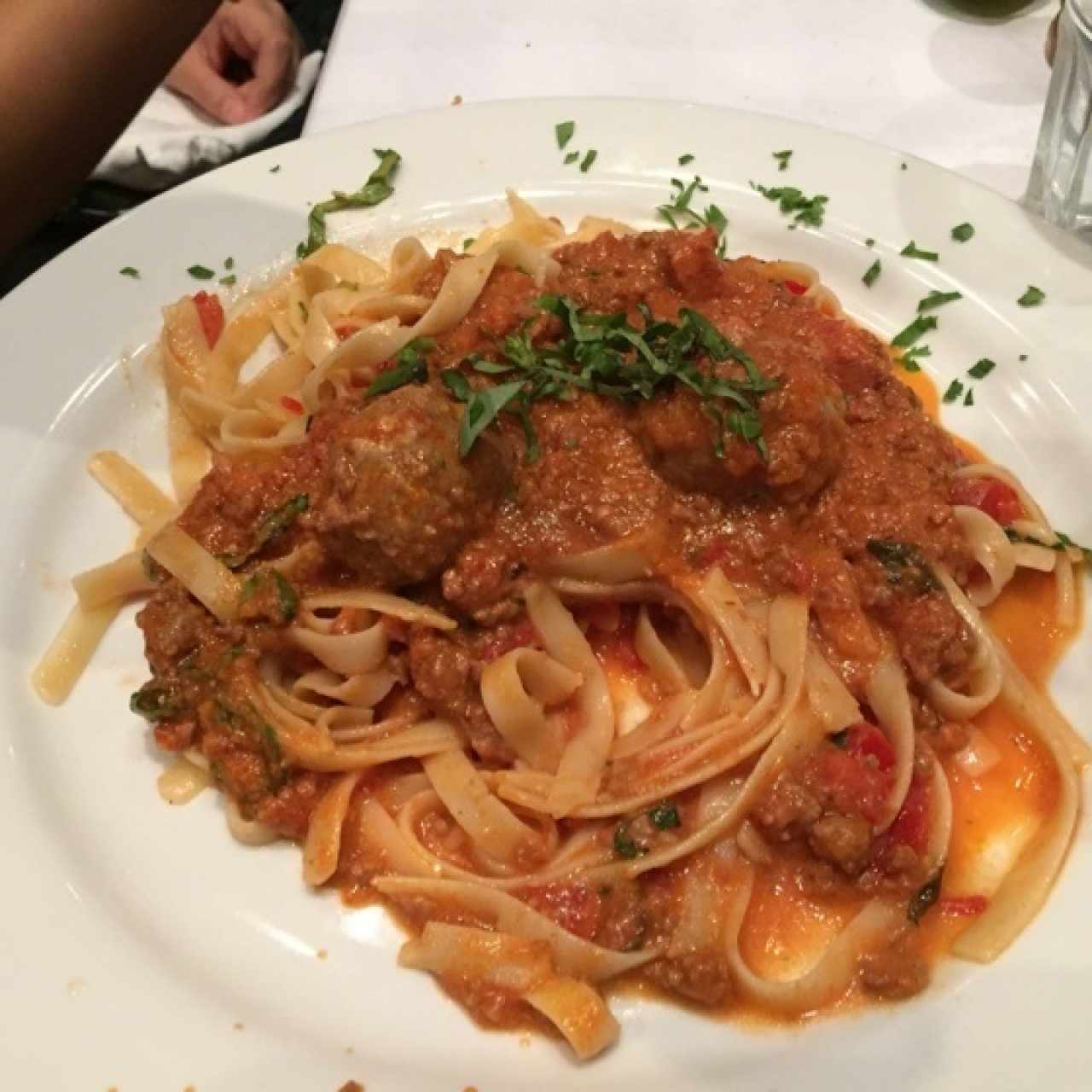 fetuccini a la bolognese