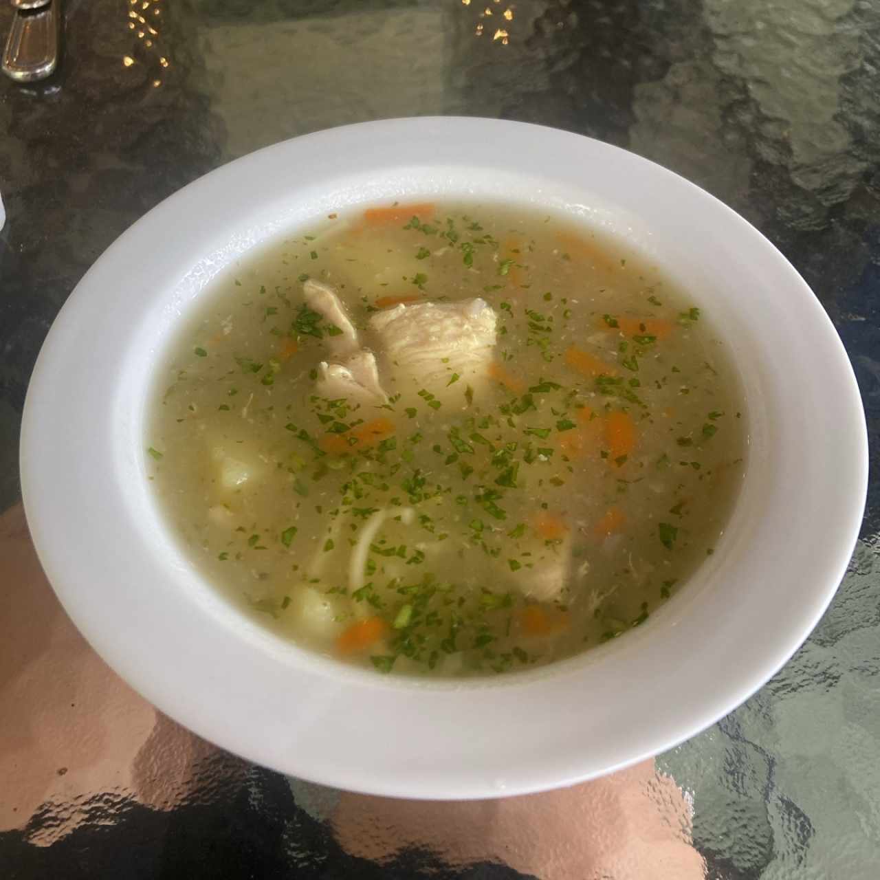 Sopa de entrada