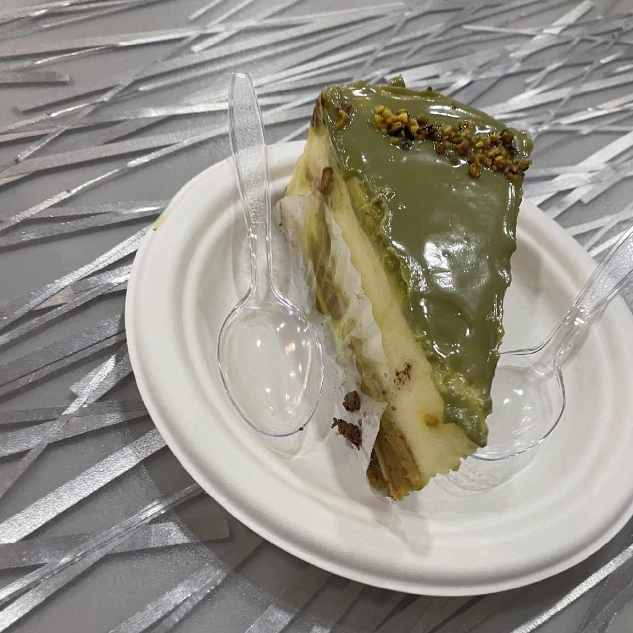 Cheesecake de pistacho