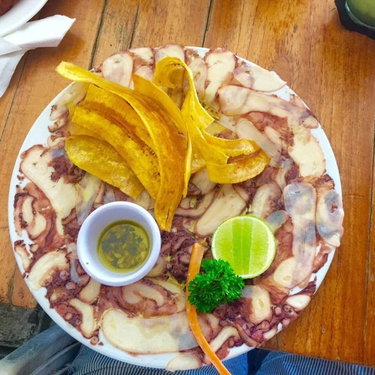 carpaccio de pulpo