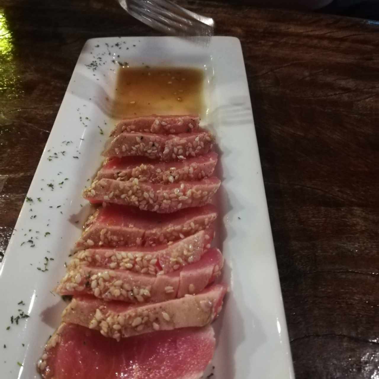 Tataki de atún 