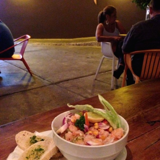 Ceviche de camarón grande