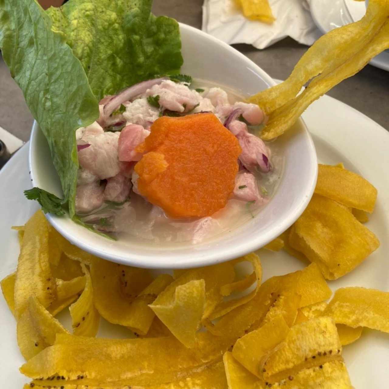 Ceviche de merluza 