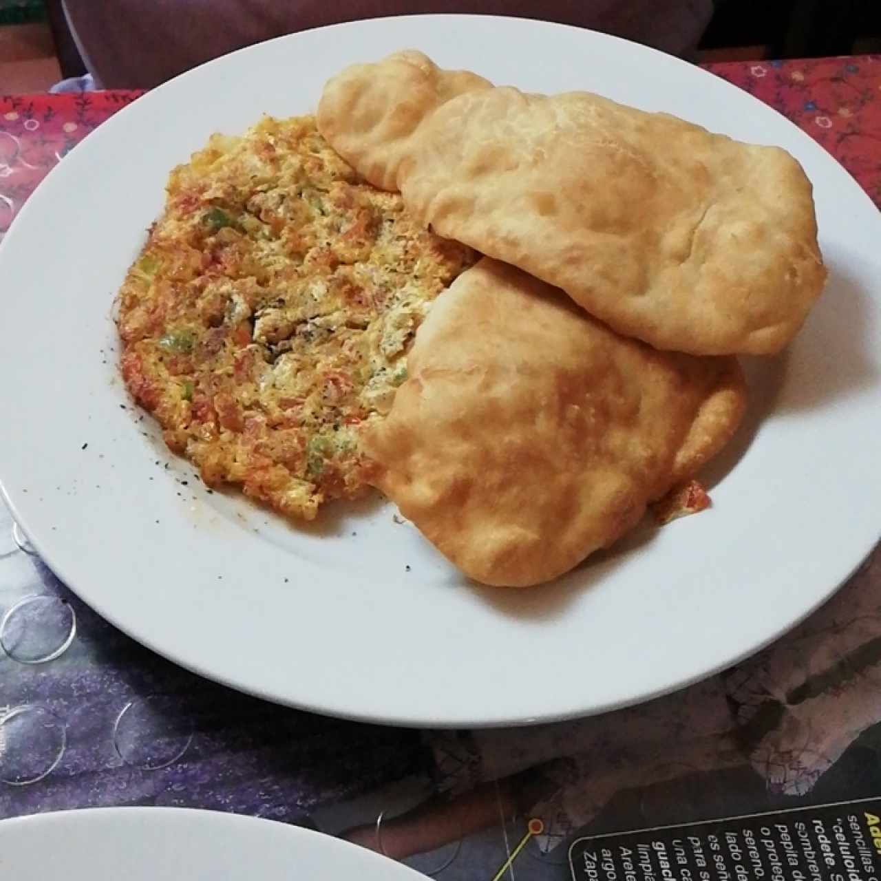 Torta de huevo con hojaldres