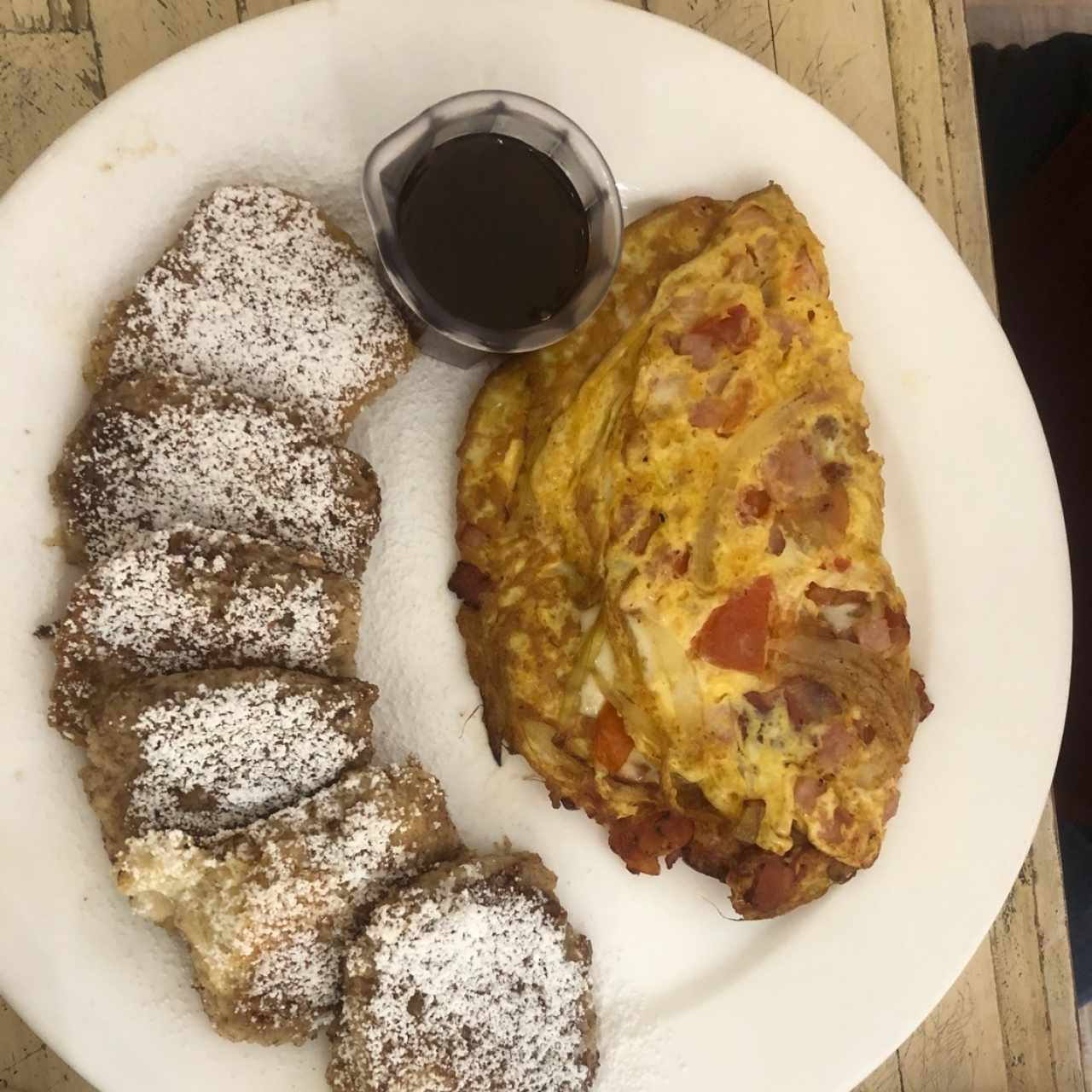 omelette & tostadas francesas