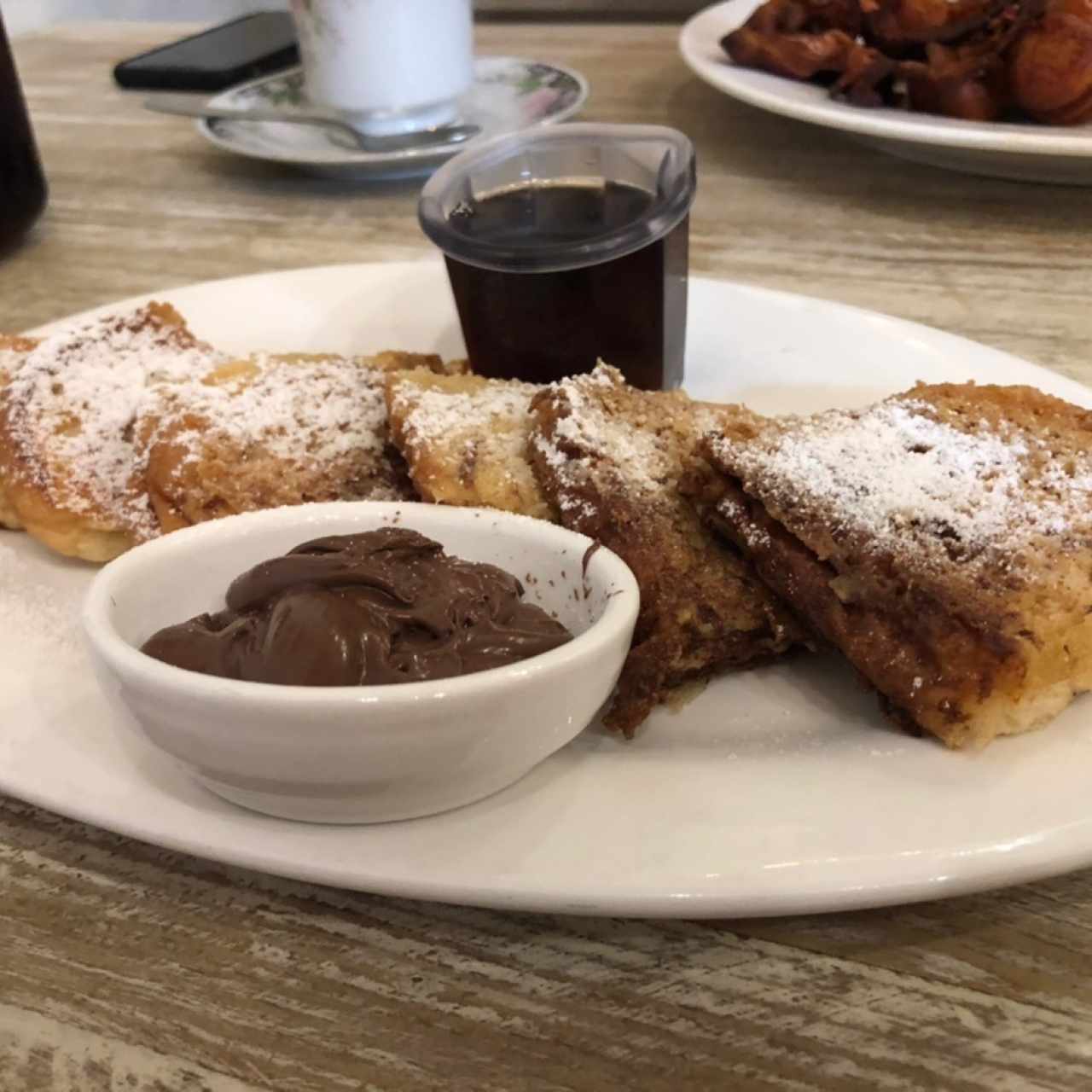 tostadas francesas con nutella