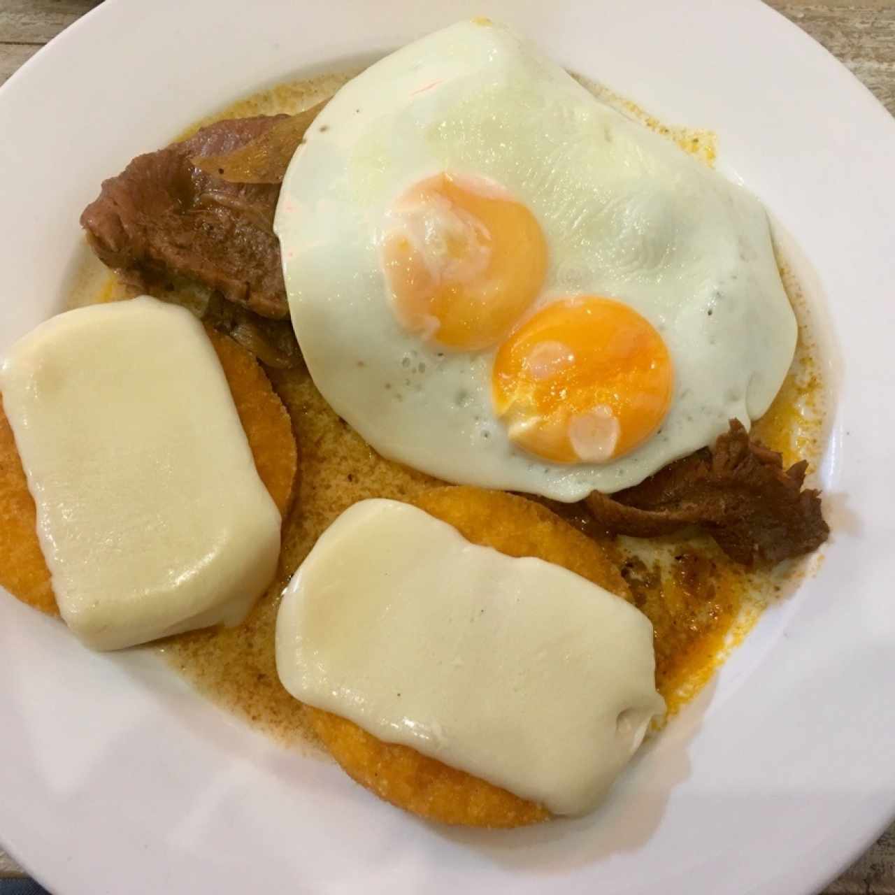 Desayuno Panameño, a caballo.