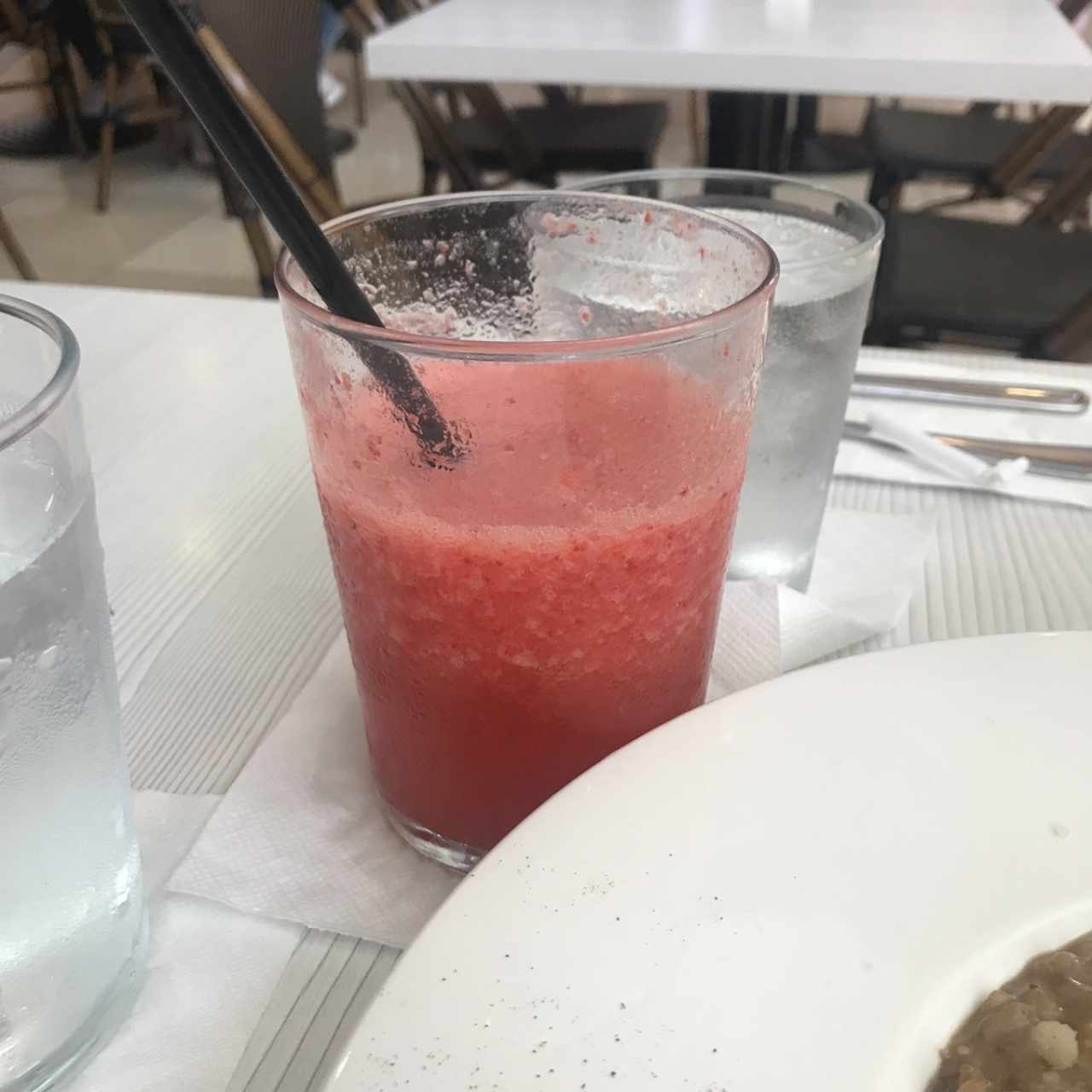 licuado de fresa