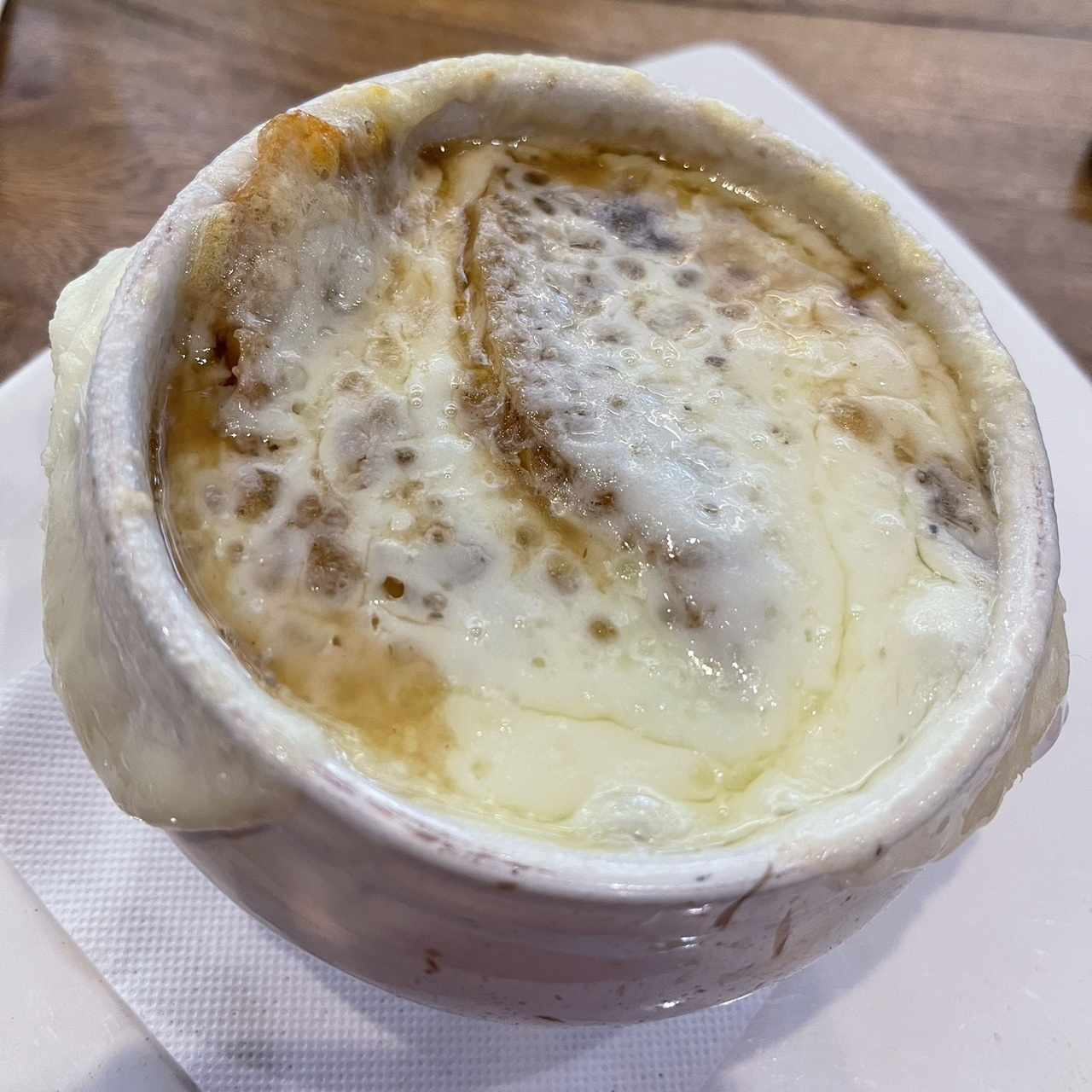 Sopa de Cebolla Gratinada