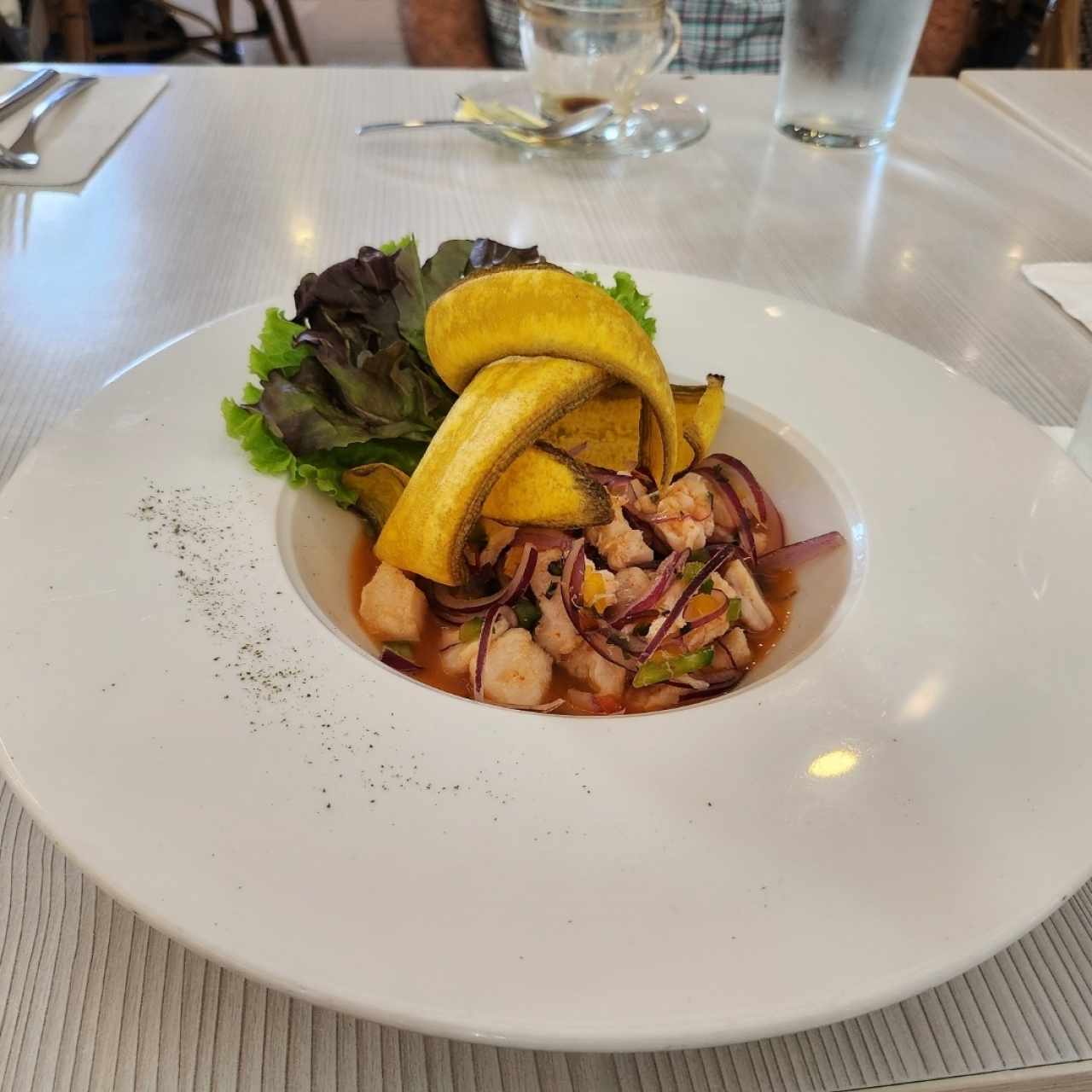 Entradas - Ceviche de Corvina