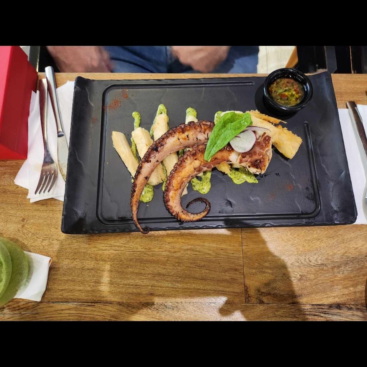 Entradas - Pulpo con Yuca