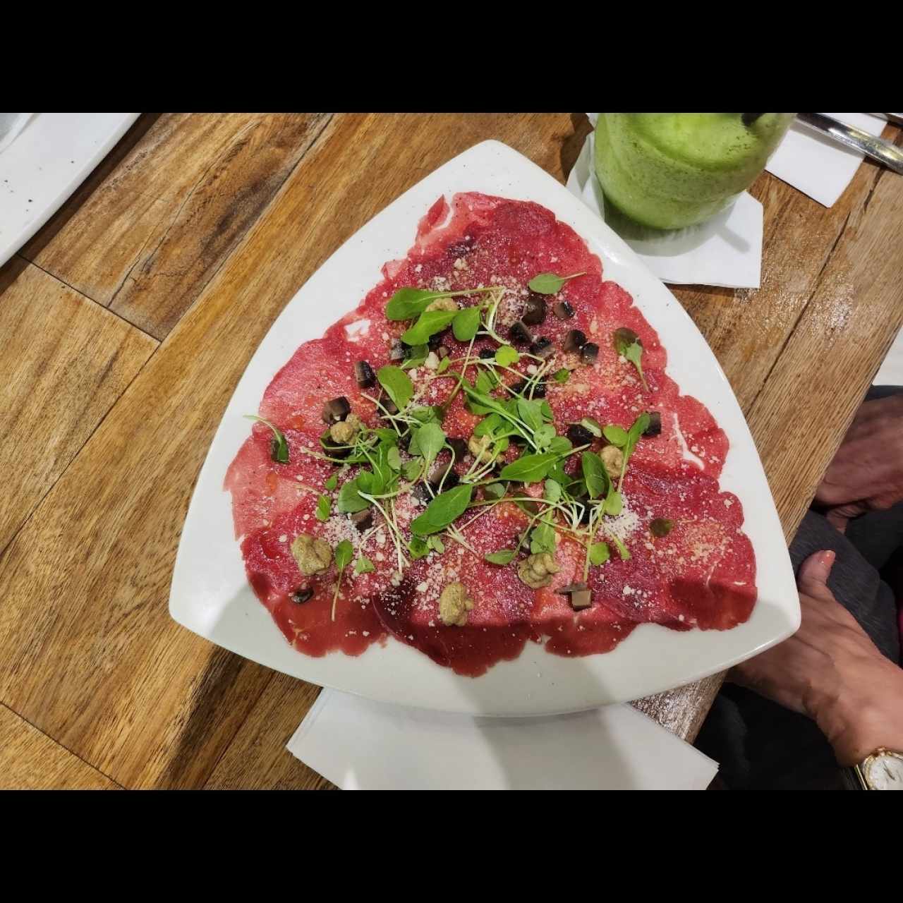 Entradas - Carpaccio de Res