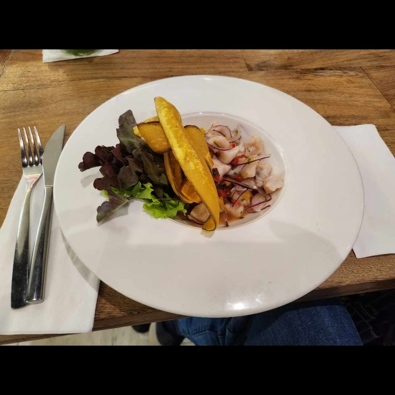 Entradas - Ceviche de Corvina