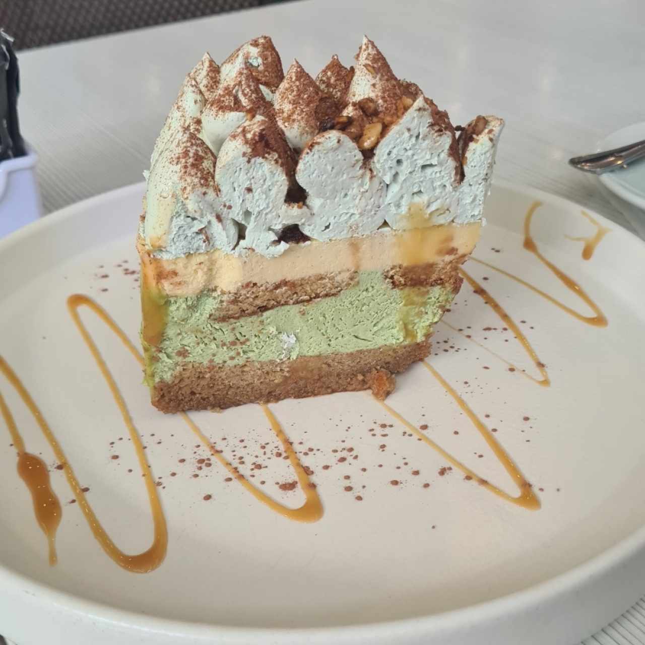 Tiramisu de pistacho