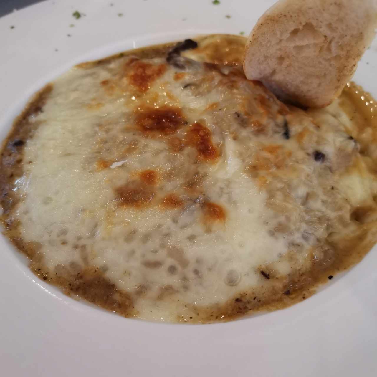 Rissoto de entraña gratinado 