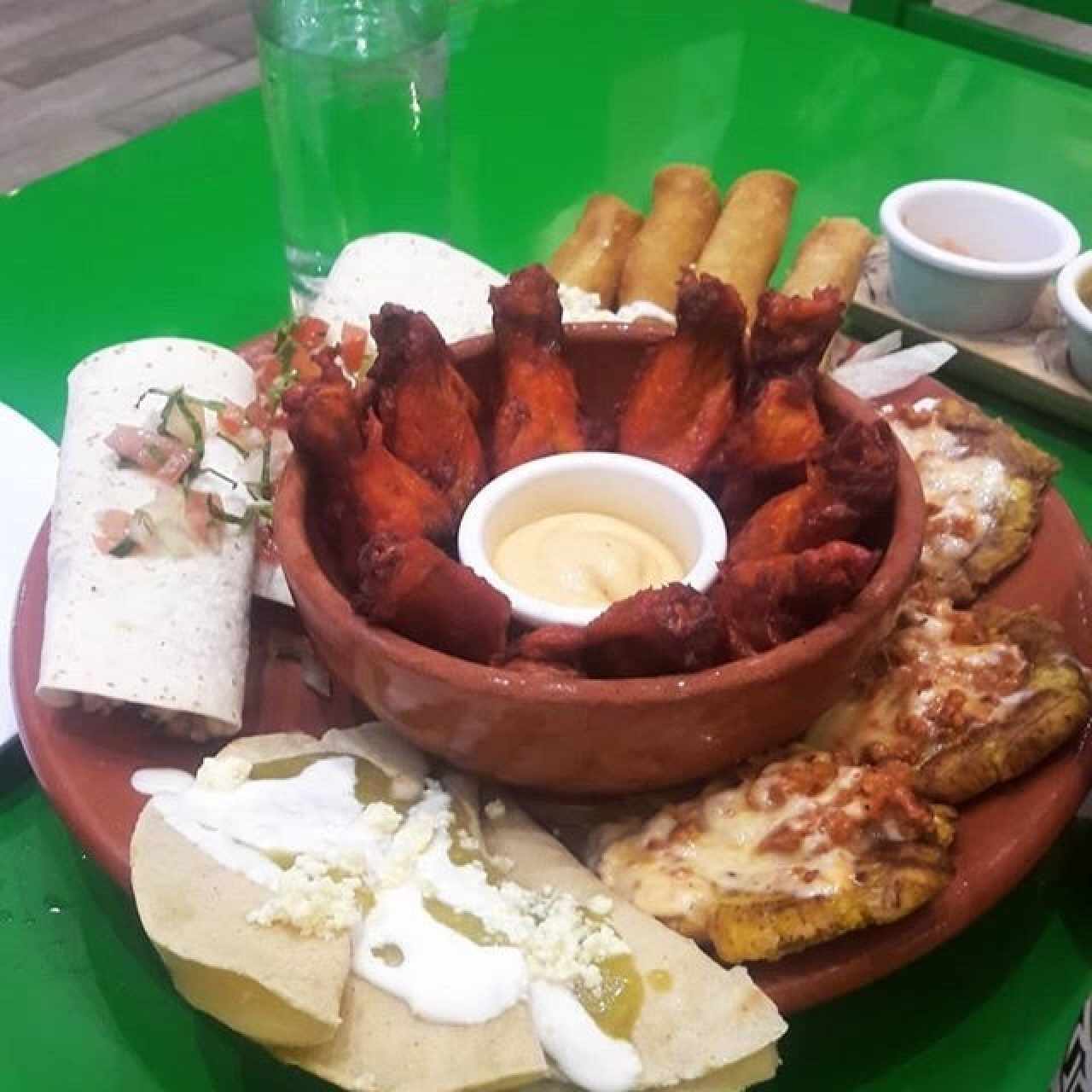 bandeja para compartir