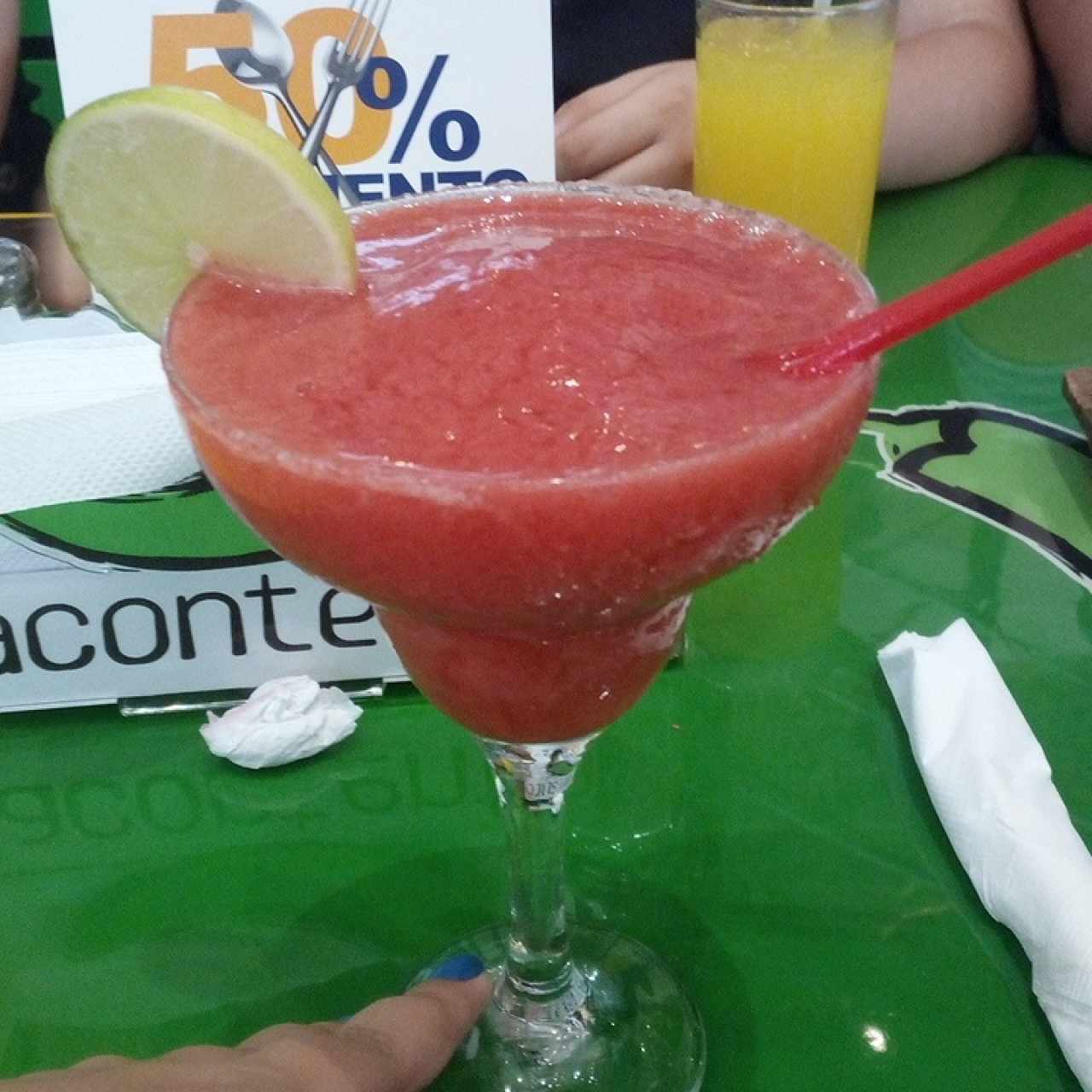 Margarita de fresa