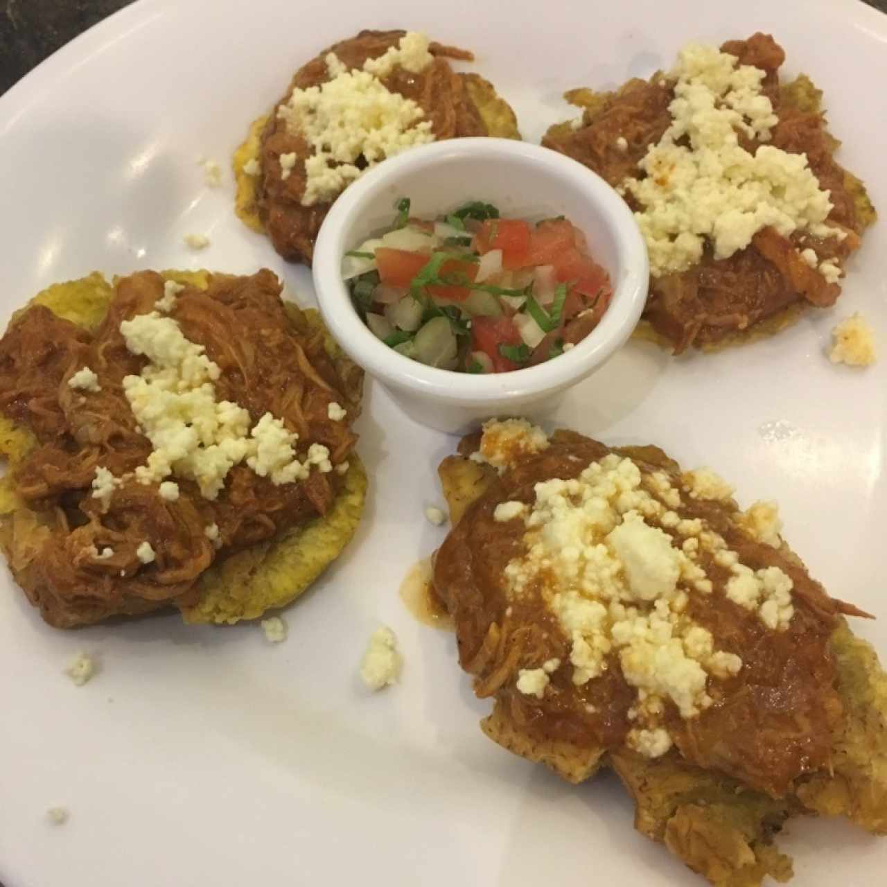 Patacones de cochinita pibil